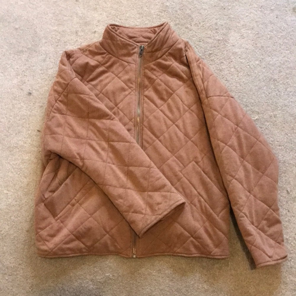 Quilted Zip Up jacket size L